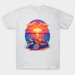 Beachside Turtle: The Coolness of Diversity on the Seashore T-Shirt